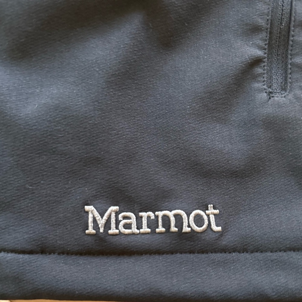 Men's Marmot Black Softshell Jacket - Picture 2 of 6
